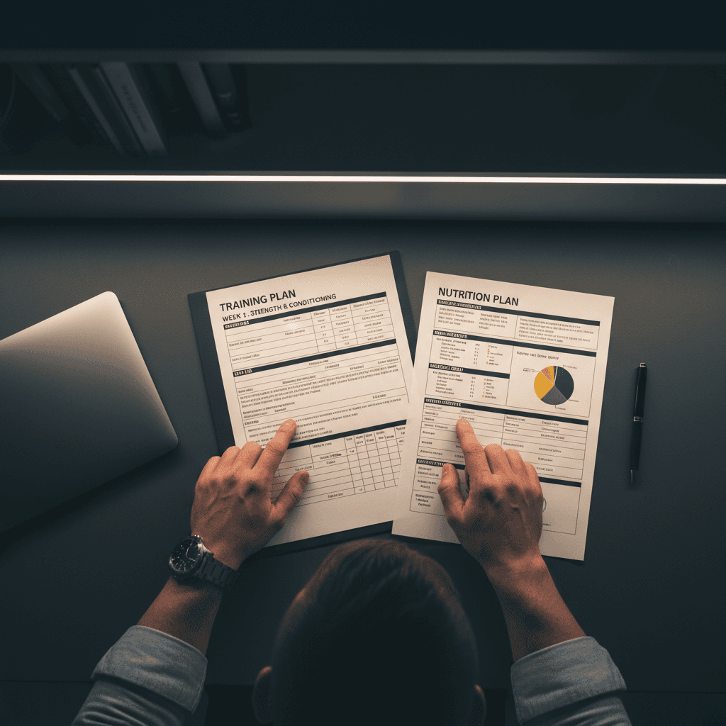 Plan d'entraînement personnalisé et conseils nutritionnels élaborés