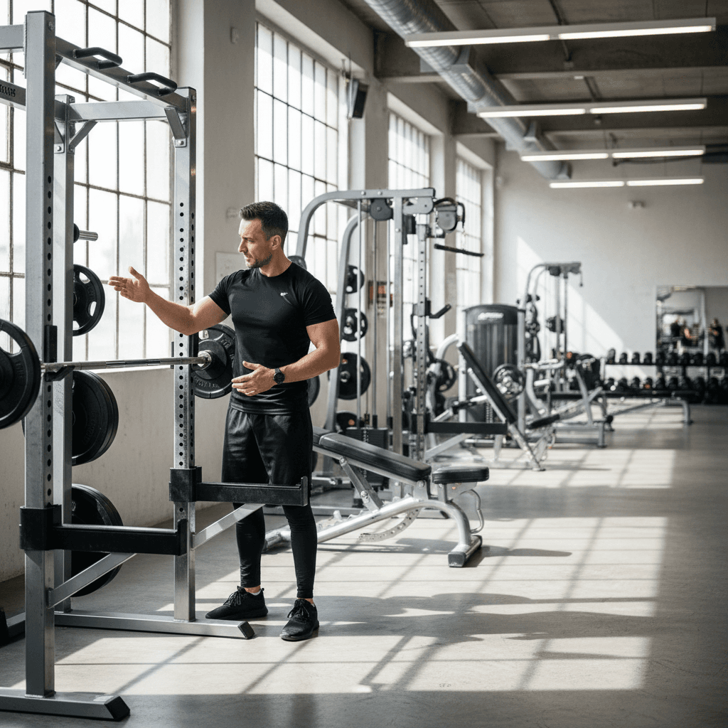 Espace d'entraînement professionnel équipé pour la préparation athlétique